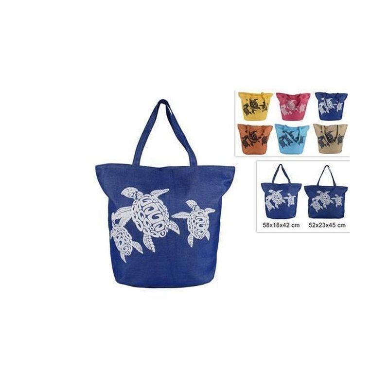 BORSA MARE JUTA TARTARUGHE 2ASS COL.ASS EAN 8034048544068 INGROSSO BORSE MARE