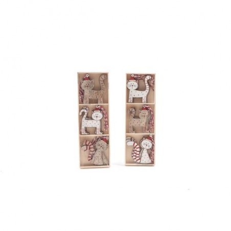 INGROSSO SET 9 PENDENTI LEGNO MI