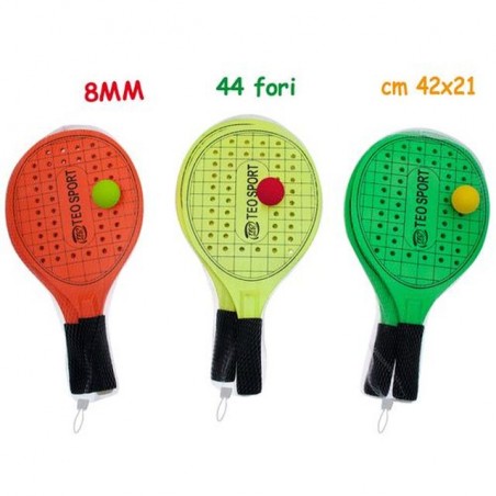 INGROSSO RACCHETTONI LEGNO FLUO