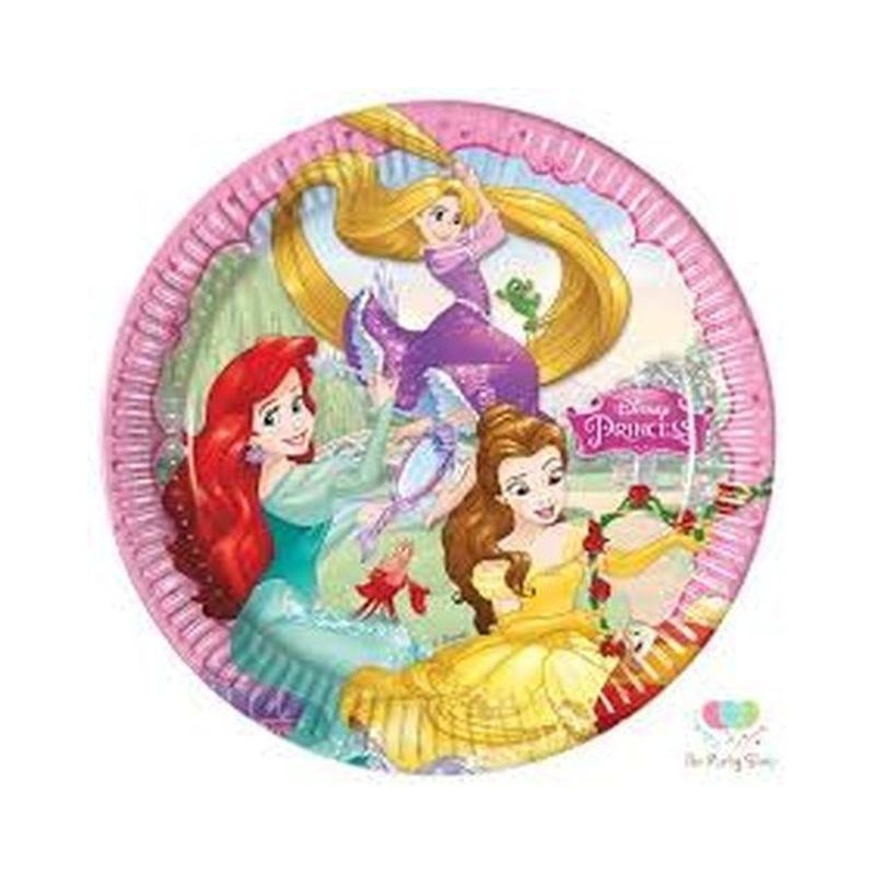 PIATTI CARTA IM PRINCESS DIAM CM 20 CF 8 EAN  INGROSSO PIATTI PER PARTY