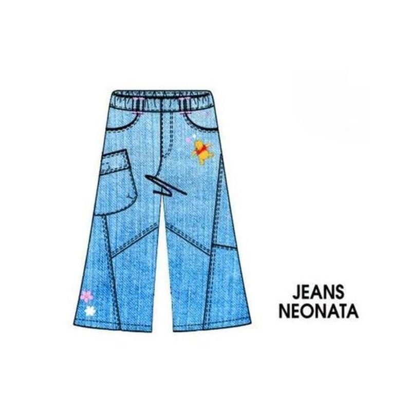 JEANS NEONATA WINNIE THE POOH EAN 8011374933063 INGROSSO ABBIGLIAMENTO NEONATI
