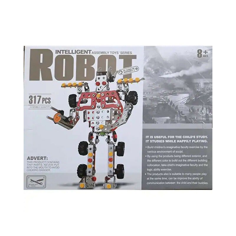 COSTRUZIONI IN METALLO ROBOT 317PEZZI EAN 8010362431918 INGROSSO GIOCHI COSTRUZIONI ECONOMICI