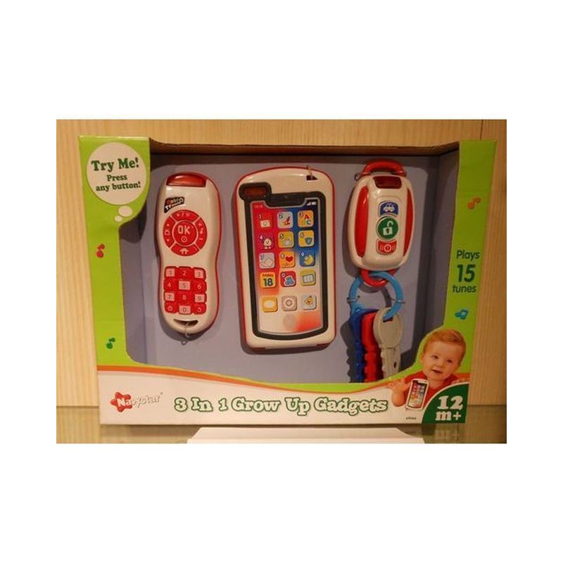 3IN1 TELECOMANDO TELEFONO P/CHIAVI B/O EAN 8010362438627 INGROSSO GIOCHI PRIMA INFANZIA