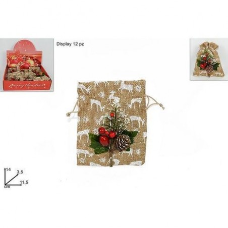 INGROSSO SACCHETTO JUTA RAMO PIG