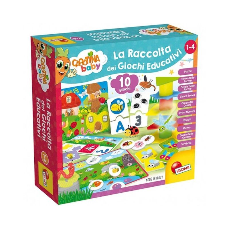 CAROTINA RACCOLTA GIOCHI EDUCATIVI BABY EAN  INGROSSO CAROTINA BABY