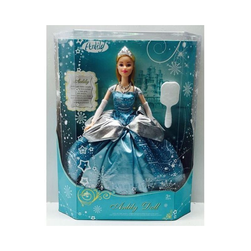BAMBOLA PRINCIPESSA AZZURRA 26X33X8CM 3+ EAN 8010362434087 INGROSSO BAMBOLE ECONOMICHE