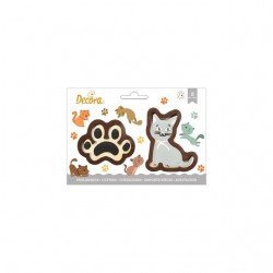 INGROSSO SET 2 TAGLIAPASTA GATTO