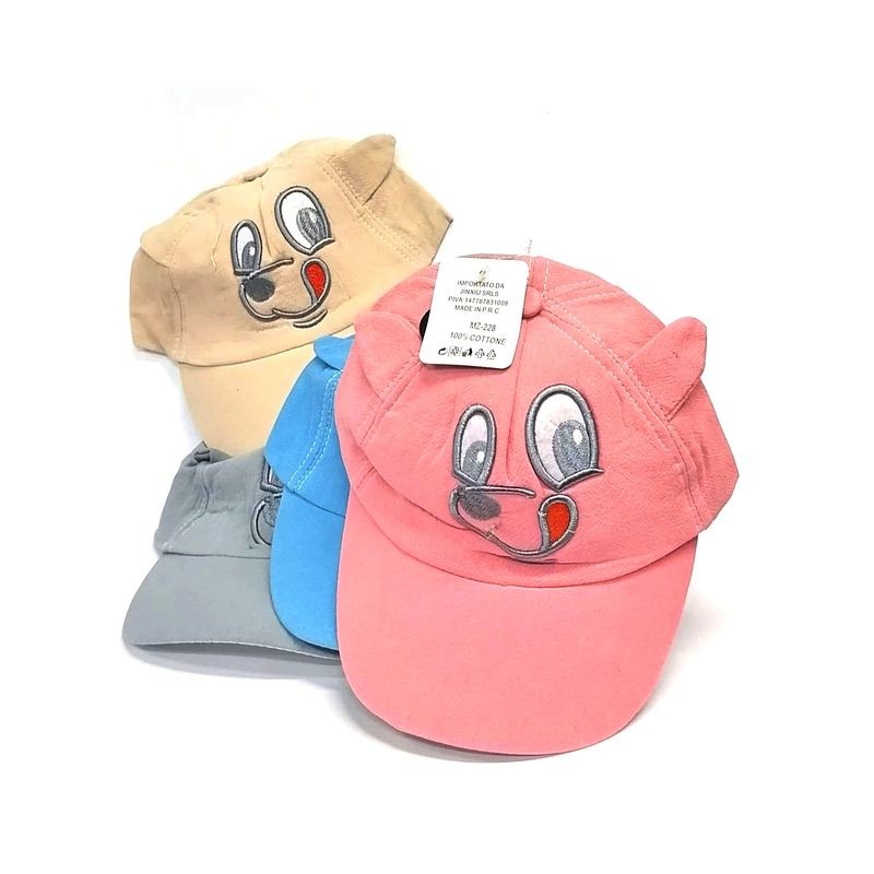 CAPPELLO C/VISIERA C/ORECCHIE BABY