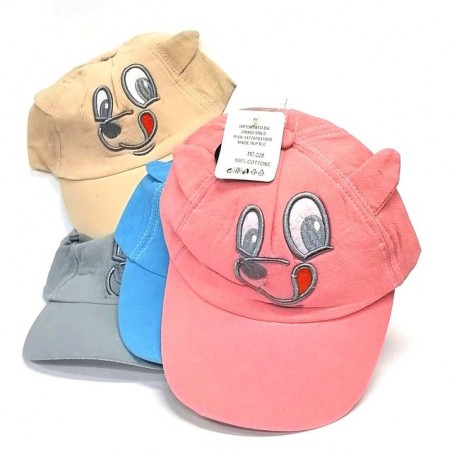 CAPPELLO C/VISIERA C/ORECCHIE BABY