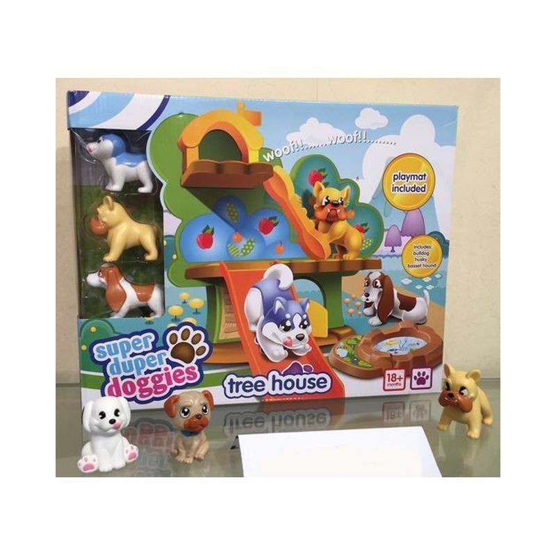 CASA DEI CUCCIOLI C/3 CANI 38X6X30CM +18MESI EAN 8010362436302 INGROSSO GIOCHI PRIMA INFANZIA