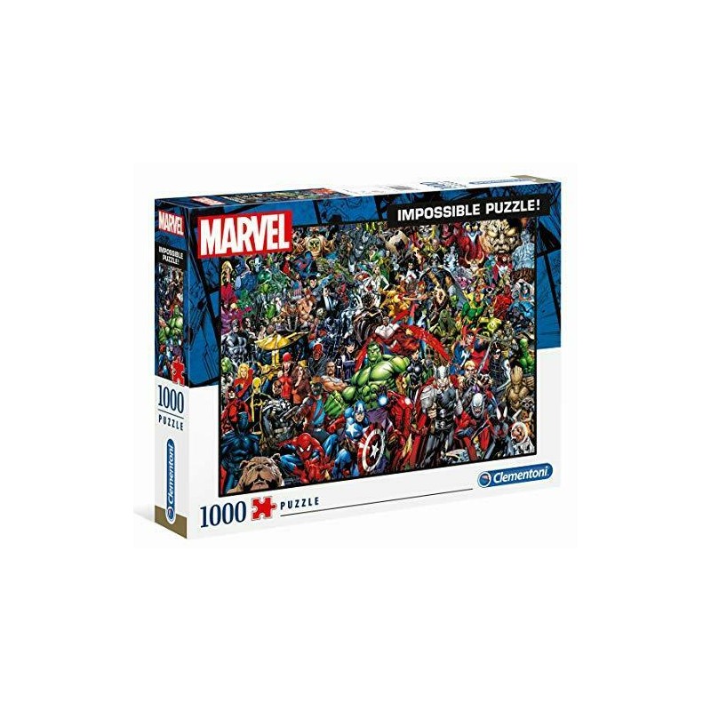 PUZZLE 1000PZ IMPOSSIBLE MARVEL 5.8X37X28.1CM EAN 8005125394111 INGROSSO PUZZLE CLASSICI