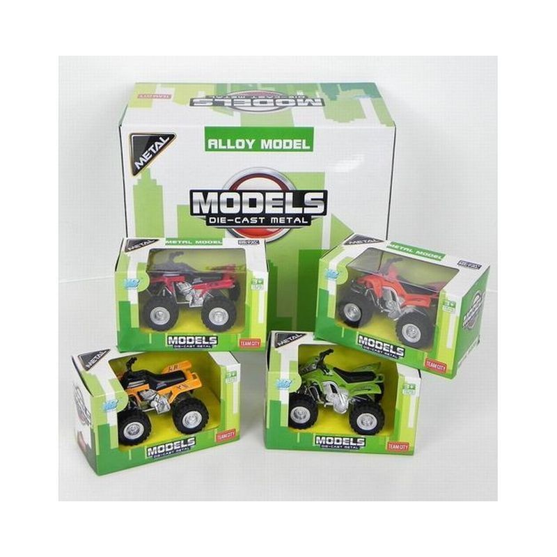 QUAD DIE CAST METAL 12.5X7X7.5CM 12 EAN 8010362435350 INGROSSO MODELLINI AUTO