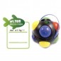 PORTA BOCCE CON 8 BOCCE COLORATE D.80 CM IN PLASTICA EAN 8002936118004 INGROSSO GIOCHI MARE