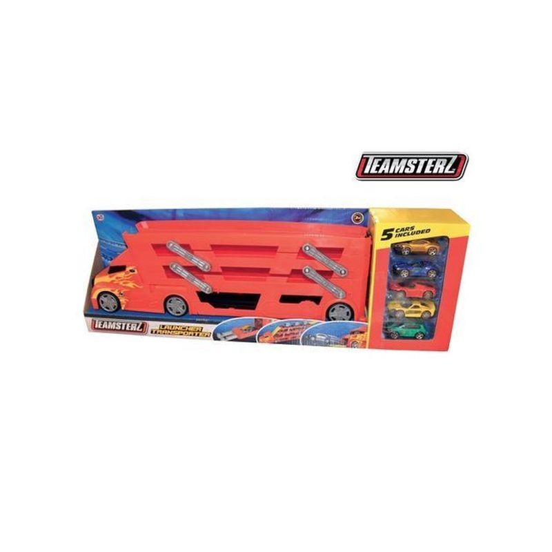 CAMION TRASPORTO CON LANCIATORE 5 AUTO EAN 8005124009795 INGROSSO MODELLINI AUTO