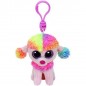 BEANIE BOOS CLIPS RAINBOW BARBONCINO MULTICOLOR EAN 0008421350278 INGROSSO PELUCHE OCCHIONI TY