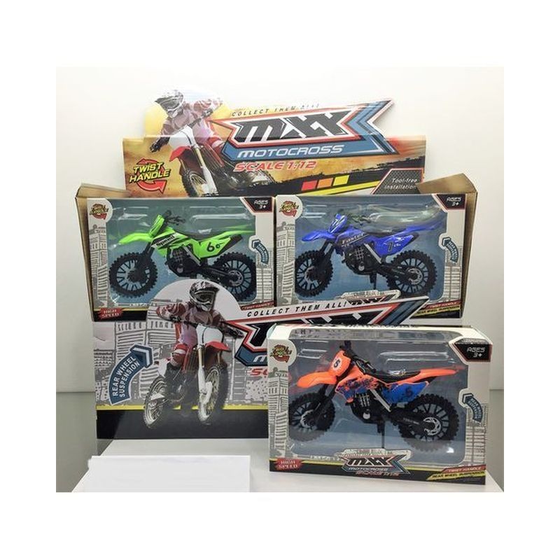 MOTOCROSS PLASTICA 20.5X8X14CM 8 +3ANNI EAN 8010362435787 INGROSSO MODELLINI AUTO