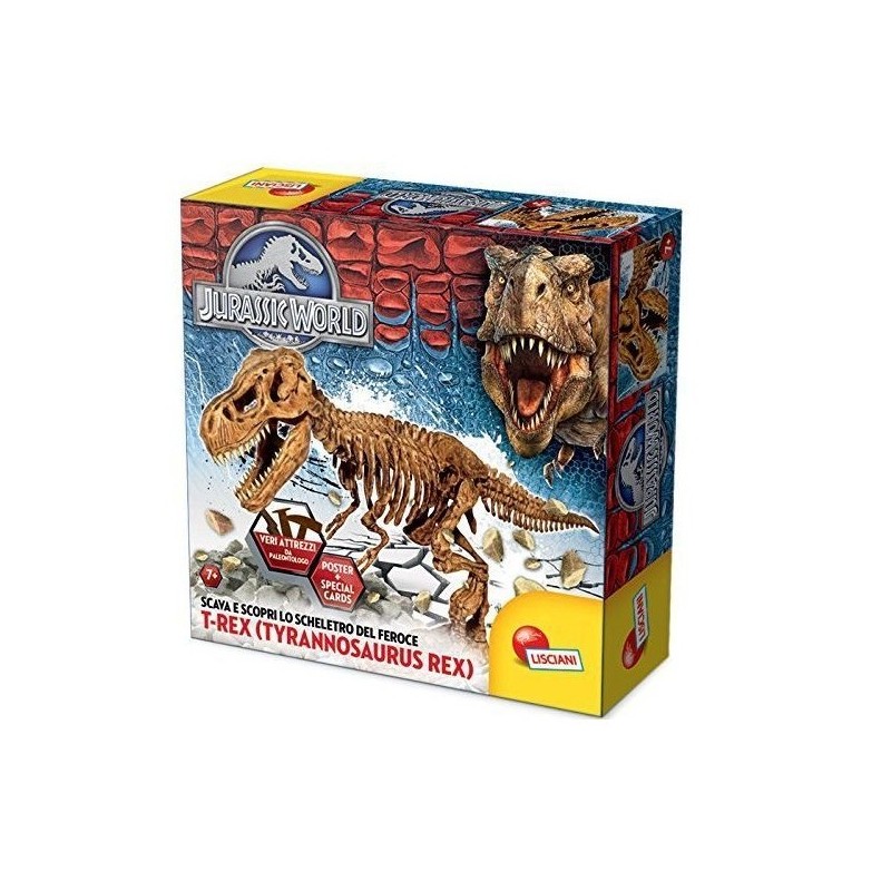 JURASSIC WORLD SUPER KIT T-REX 7+ANNI 27.5X27.5X7CM EAN 8008324049097 INGROSSO JURASSIC WORLD