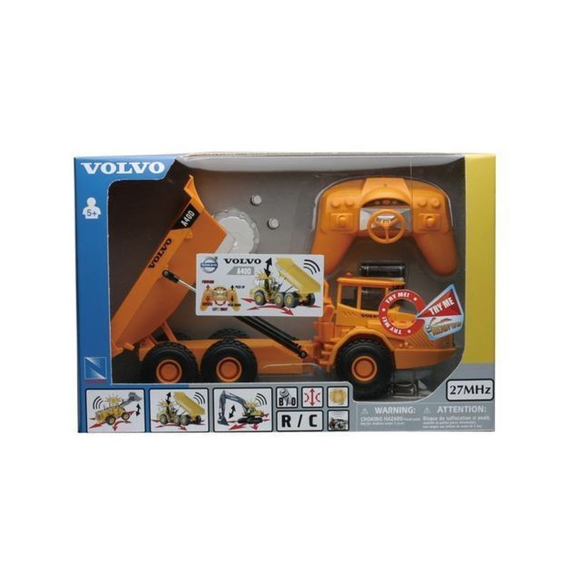R/C VOLVO A40D 1:32 28CM C/LUCI E SUONI +5ANNI EAN 0093577887730 INGROSSO MEZZI CON RADIOCOMANDO