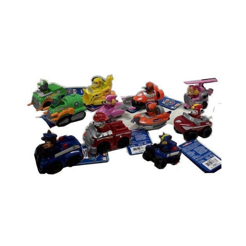 PAW PATROL VEICOLI RESCUE RACERS ASS.TO SEA PATROL 5X9X7CM EAN 0778988713839 INGROSSO PLAYSET PERSONAGGI CARTOON