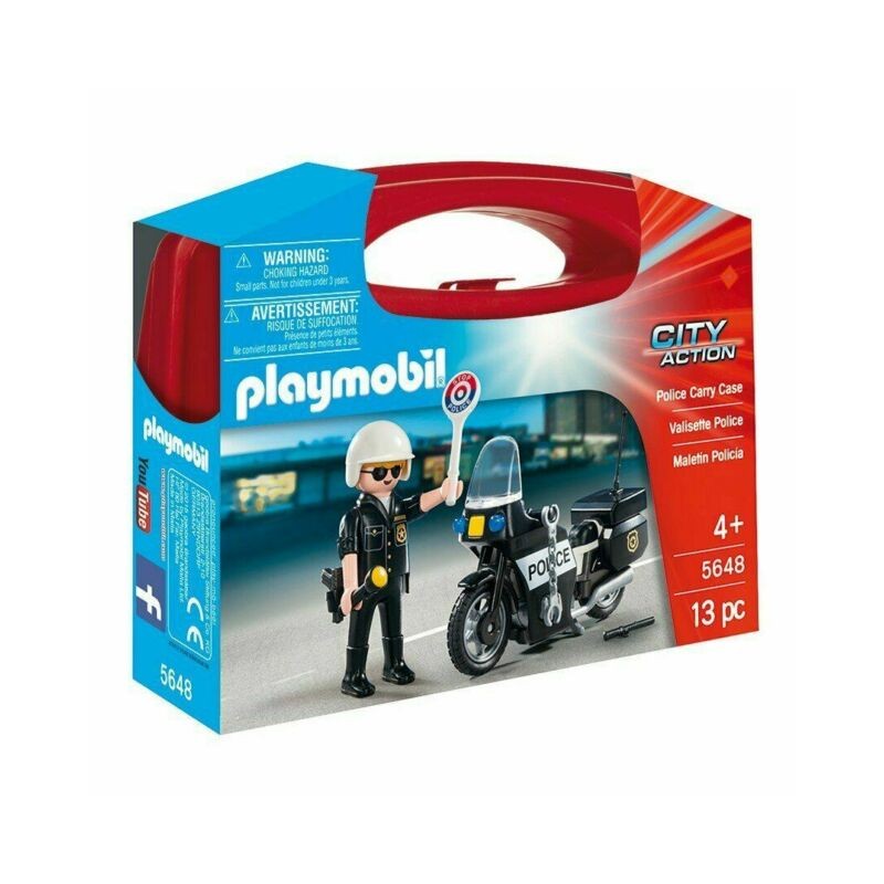 PLAYMOBIL 5648 VALIGETTA POLIZIA +4ANNI CITY ACTION - 21X16X5,5CM EAN  INGROSSO PLAYMOBIL CITY ACTION