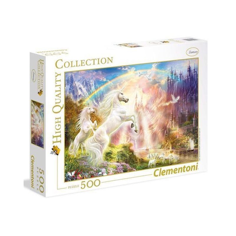 PUZZLE PZ.500 SUNSET UNICORNS HQC 49X36CM SCATOLA 34.4X25.4X4.6CM EAN  INGROSSO PUZZLE CLASSICI