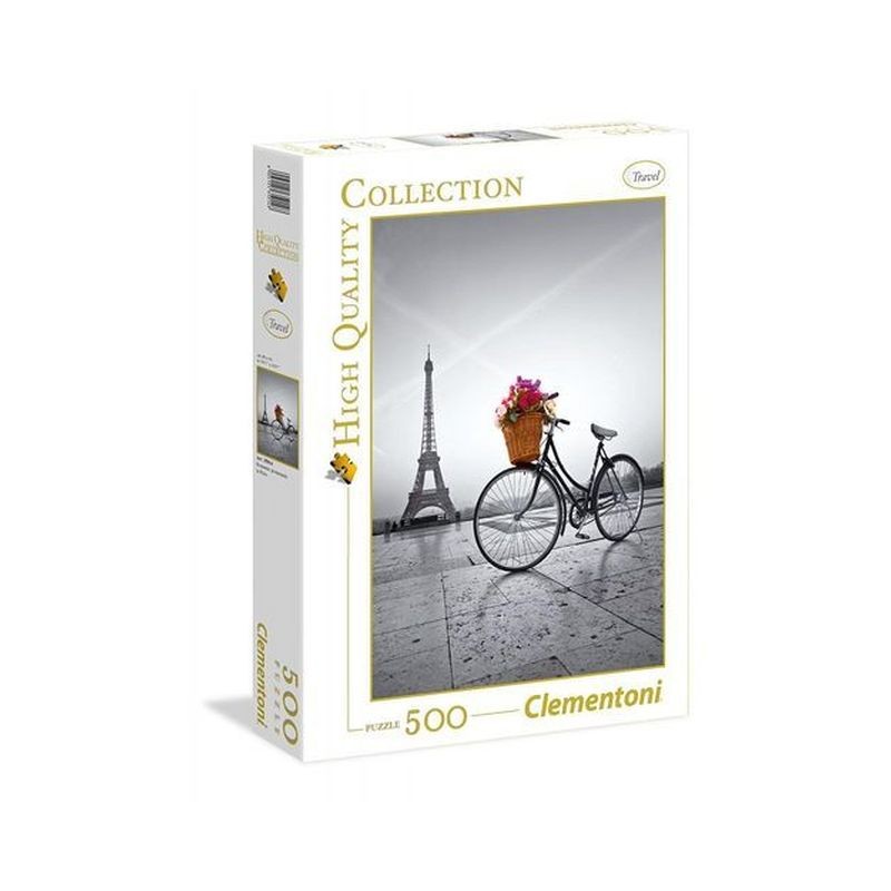 PUZZLE PZ.500 HQC ROMANTIC PROMENADE IN PARIS - CLEMENTONI - 49X36CM EAN 8005125350148 INGROSSO PUZZLE CLASSICI