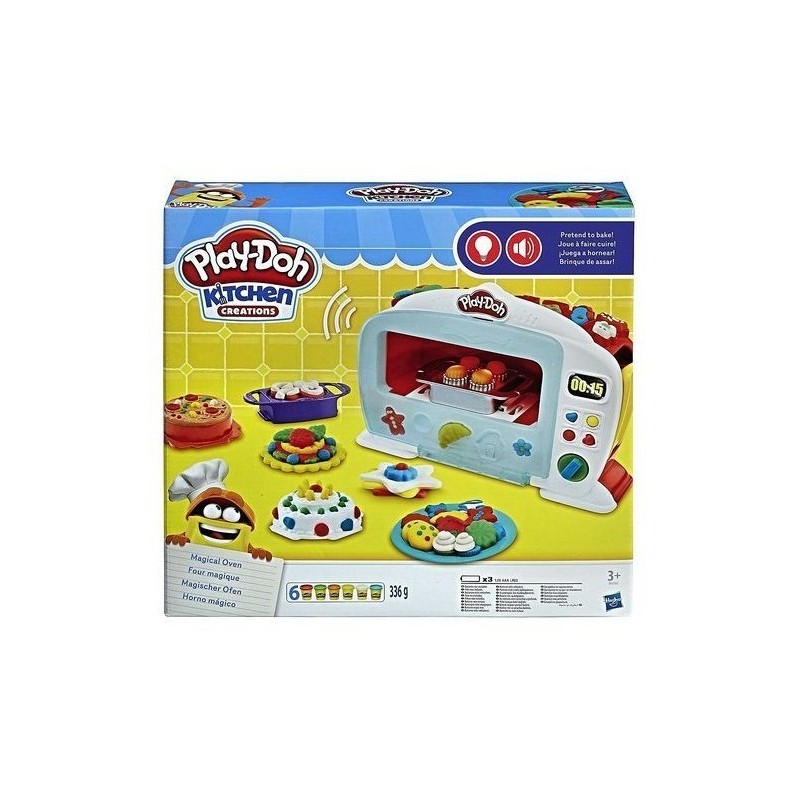 PLAY-DOH MAGICO FORNO 330X356X81MM +3A PILE INCLUSE-HASBRO-C/ACCESSORI EAN 5010993390137 INGROSSO PASTA PER MODELLARE DIDO
