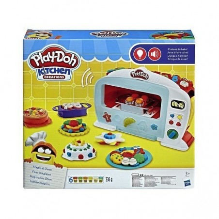 PLAY-DOH MAGICO FORNO 330X356X81MM +3A PILE INCLUSE-HASBRO-C/ACCESSORI EAN 5010993390137 INGROSSO PASTA PER MODELLARE DIDO