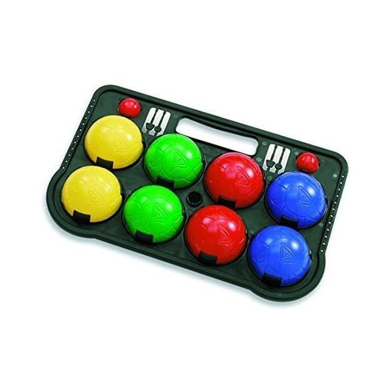 BOCCE PIENE C/PORTA-BOCCE D.90CM 2,87KG 4 COLORI ASS. 2 PALLINI ROSSI INCLUSI EAN  INGROSSO GIOCHI MARE