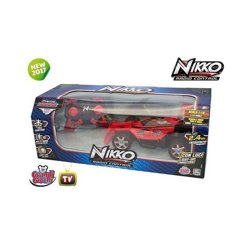 NIKKO R/C 1:18 FRECCIA ROSSA 24GHZ +8A 43X16X16.5CM - PILE INCLUSE EAN 8005124031284 INGROSSO AUTO CON RADIOCOMANDO