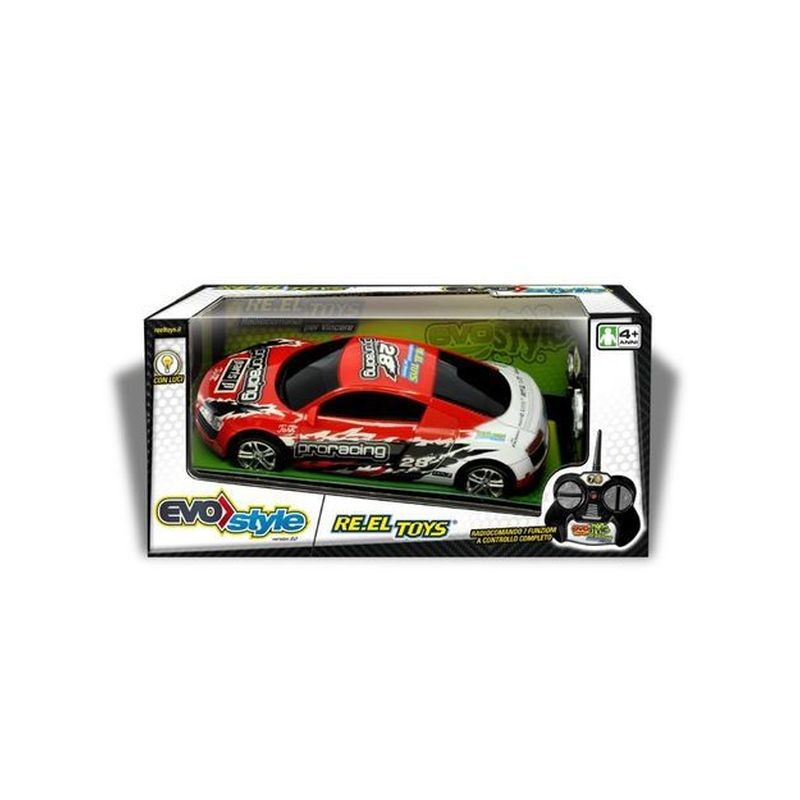 EVO STYLE 3.0 RED RADIOCOMANDO 7FUNZIONI CON LUCI 18CM CARROZZERIA VERNICIATA EAN 8001059020348 INGROSSO AUTO CON RADIOCOMANDO