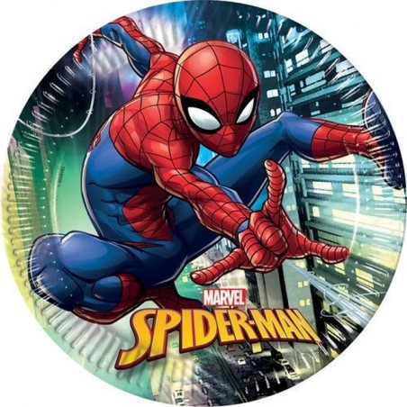 INGROSSO PIATTI CARTA SPIDERMAN