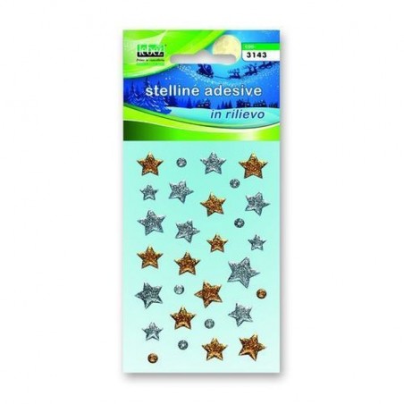 INGROSSO STELLINE ADESIVE ORO/AR