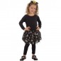 TUTU' BIMBA NERO CON STAMPE ARG. L.CM.30 EAN 8004761034290 INGROSSO SET TRAVESTIMENTI HALLOWEEN