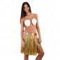 GONNA HAWAII CM.45 MULTICOLOR C/FIORI MADE IN CHINA - HS CODE: 95059000 EAN  INGROSSO HAWAII ACCESSORI