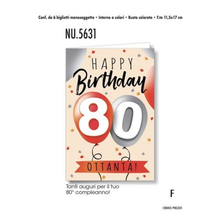 INGROSSO BIGLIETTI COMPLEANNO AN