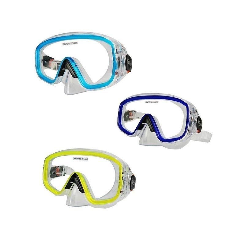 MASCHERA SUB TEMPERED GLASS LARGE 6907 EAN 8020808006907 INGROSSO MASCHERE SUBACQUEE