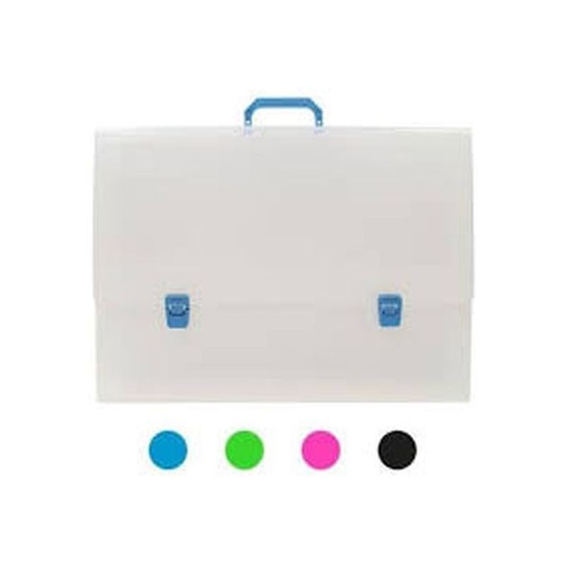 VALIGETTA IN PP TRASP. RIG. 52X38X6 EAN 8027217012079 INGROSSO PORTA DOCUMENTI SCUOLA