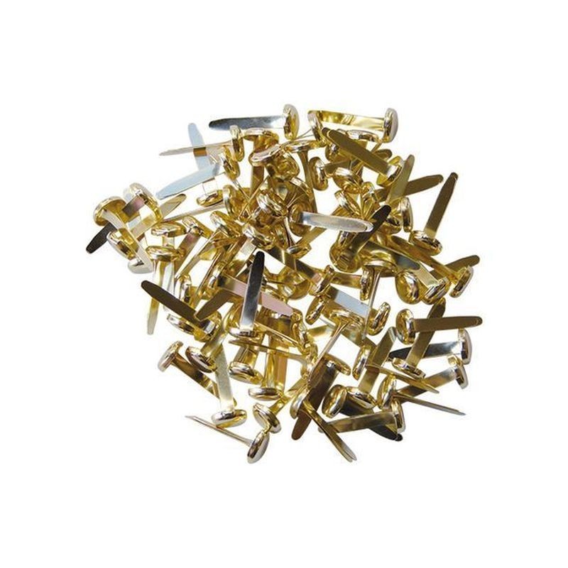 FERMA CAMPIONI 32MM IN OTTONE PZ.100 EAN 8033593002467 INGROSSO PUNTINE E FERMAGLI