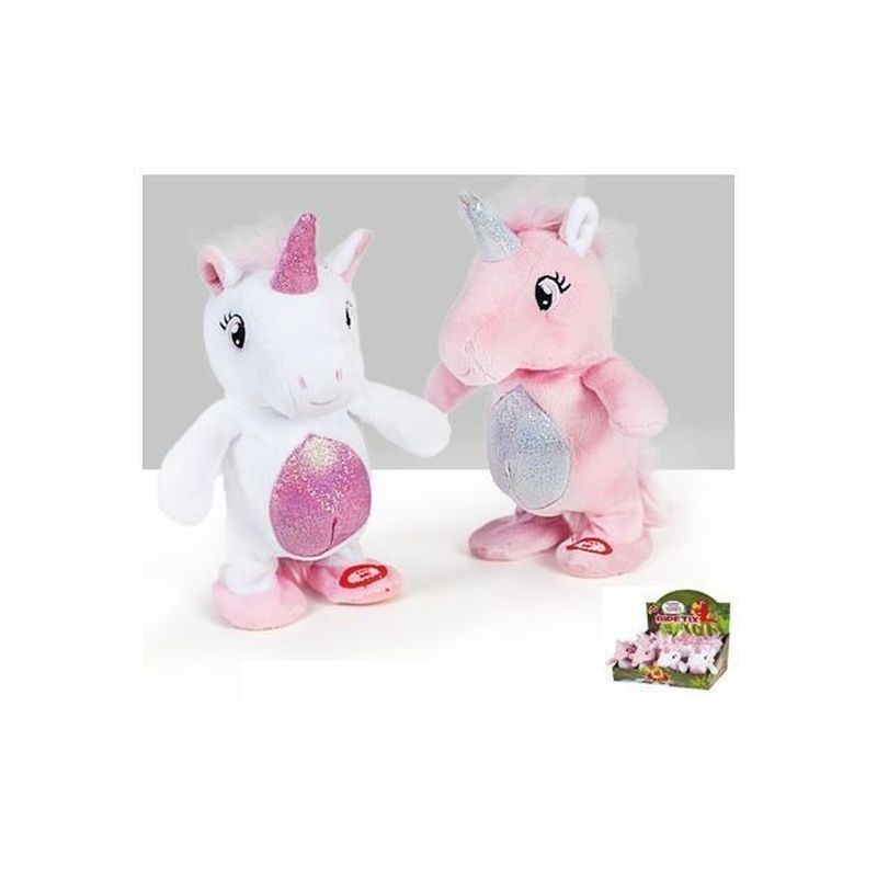 RIPETIX UNICORNO RIPETENTE H.20CM EAN  INGROSSO PELUCHE MORBIDOSI