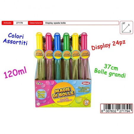 INGROSSO SPADA BOLLE SAPONE 37CM