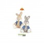 BUNNY SEDUTO L55CM C/GIACCHETTA 2COL. EAN 8009549280340 INGROSSO PELUCHE PASQUALI