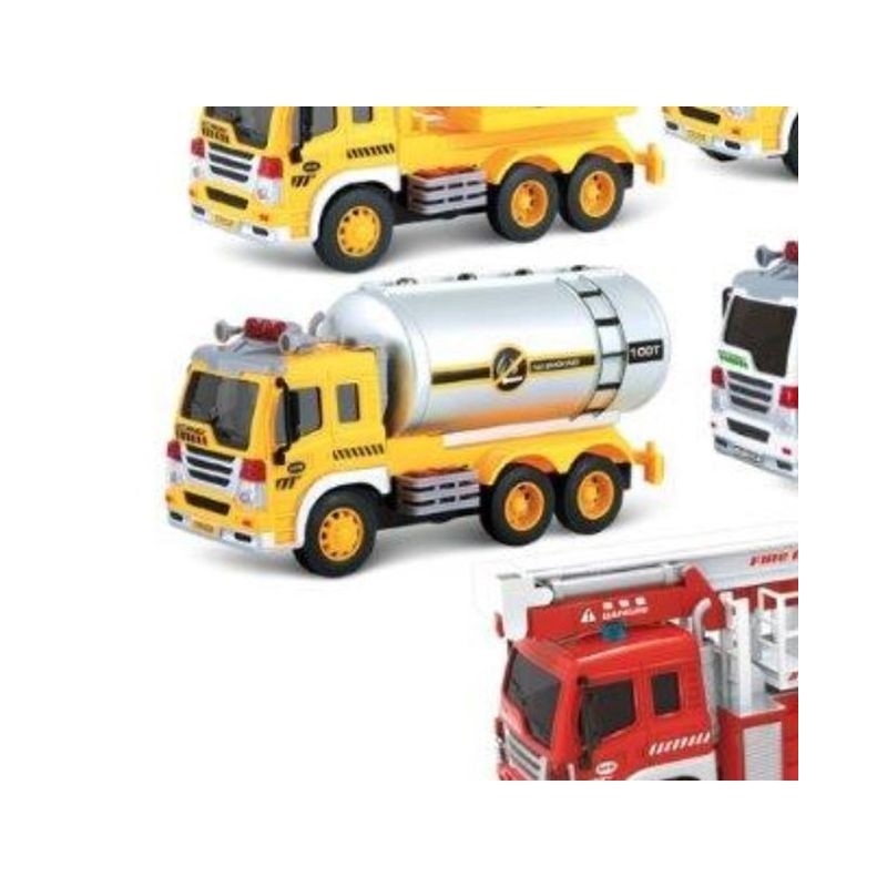 CAMION CISTERNA FRIZIONE LUCI E SUONI H2 EAN 8009549372571 INGROSSO MODELLINI AUTO LUCI E SUONI