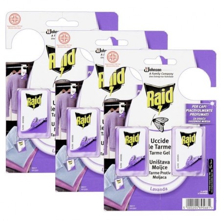 INGROSSO RAID ANTITARME GEL 3X2P