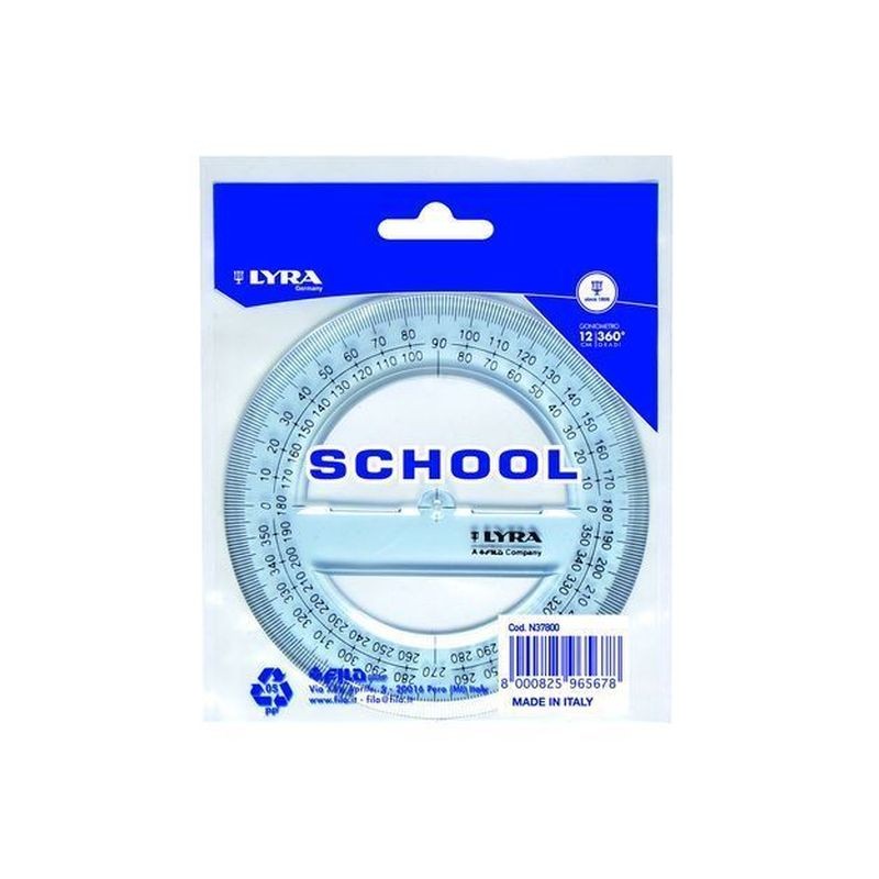 GONIOMETRO SCHOOL 12/360 FUME' EAN 8000825965678 INGROSSO SQUADRE E RIGHE