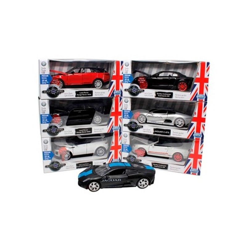 SILVER WHEEL - AUTO INGLESI SC.1:32 EAN 8017293411286 INGROSSO MODELLINI AUTO