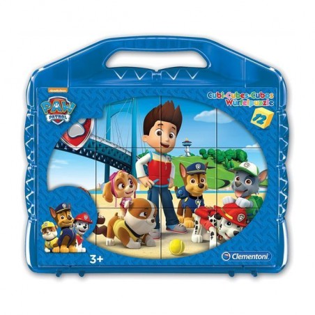 VALIGETTA 12 CUBI PAW PATROL 2024 EAN 8005125411948 INGROSSO PUZZLE CLASSICI