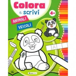 INGROSSO LIBRO COLORA E SCRIVI A