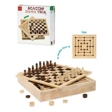 INGROSSO SCACCHI DAMA E TRIA IN
