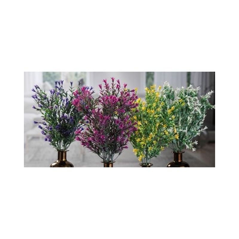 RAMOSCELLO FIORI 52CM X DECORAZ ASS4COL EAN 8021785577459 INGROSSO FIORI FINTI D'ARREDO